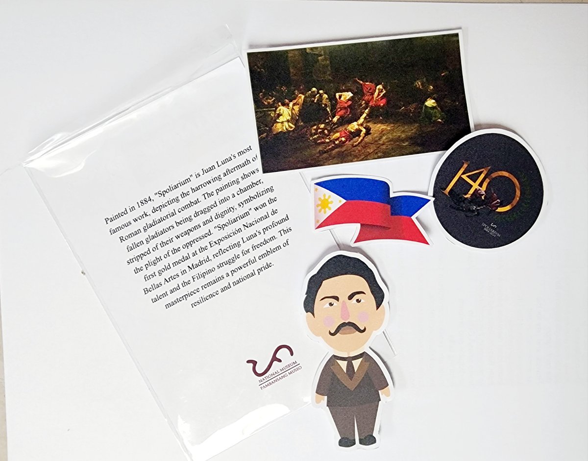 National Museum Spoliarium 140 Merchandise stickers.